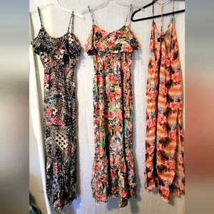 Bundle pack three ladies dresses size small